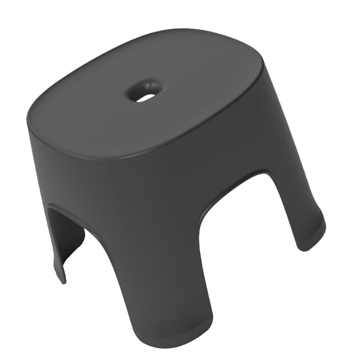 Taburete antideslizante ligero de PVC con base estable