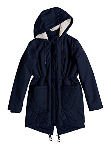 Roxy Womens Slalom Chic - Waterproof Hooded Padded Jacket - Women - M - Blue Dress Blues M