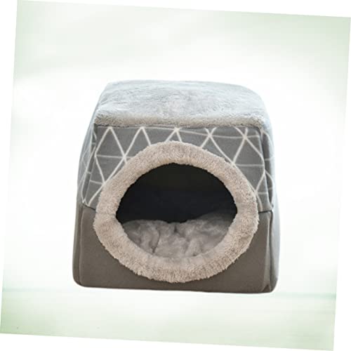 Yardwe Cama Dobrável Para Animais De Estimação Almofada De Aquecimento Para Gatos Sofá De Cachorro T