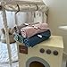 MOZAH Baby Lounger Cover for Newborns - Soft Cotton Slipcover Fitting Most Infant Loungers and Baby Nest Loungers (Blue Mirage)