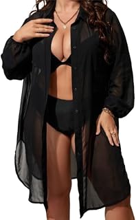 Mrugneni Button Front Georgette Kimono - 514- Length - 30 Inches Price In India