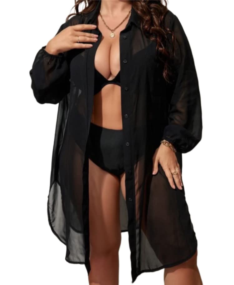 mrugneni Button Front Georgette Kimono - 514- Length - 30 Inches-picture-41