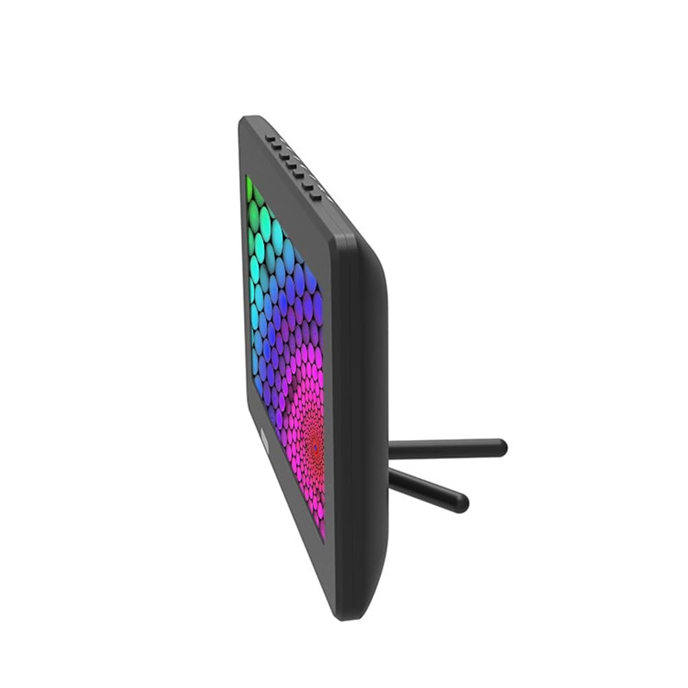 Téléviseur Numérique Portable ATSC 7 Pouces, Compatible avec la Vidéo 1080p, Écran LED HD, Batterie Rechargeable Intégrée