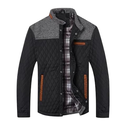 HOOD CREW Men's Warm Lightweight Puffer Jacket Cover