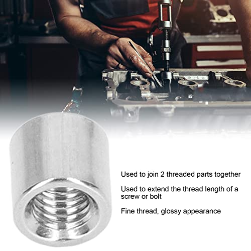 50 Stück Runde Gewindemuffen, Rundmuffen, M5 x 0,8 Innengewinde 8mm Länge Runde Kupplung Mutter, Edelstahl Verbindungsmuffen Langmuttern Distanzmuttern Steckverbinder Muttern Kupplungsmutter