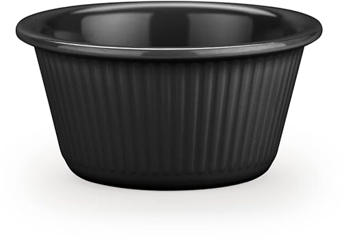 Carlisle FoodService Products Plastic Ramekins, Sauce Bowl For Catering, Kitchen, Restaurant, 3 Ounces, Black