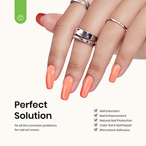 Beetles Gel Polish HU-XI-201 Beetles 3 Pcs Beetles Builder Gel No Wipe Base Top Coat Set thumb #3