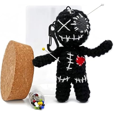 Dakita Voodoo Doll in Glass with Needles Cover