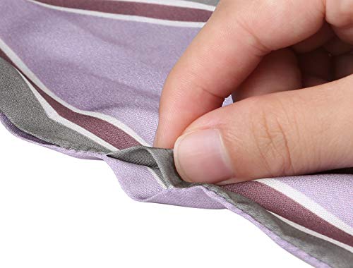 BBAUER Women's Skinny Scarf Ribbon Hair Band Heart Print Handbag Handle Neck Scarf4