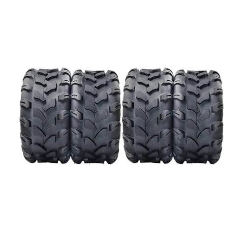 Set of 4 GarveeTech ATV UTV All-Terrain Tires 18x7.00-8 Front & 18x9.50-8 Rear, 4 PR, Tubeless