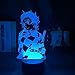 3D Night Light Kimetsu No Yaiba Tanjiro Kamado Figure 3D Night Lamp Pour Enfant Chambre Décor Veilleuse Enfants Led Night Light Demon Slayer Gift-16_Color_With_Remote