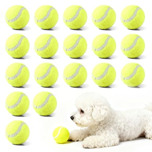 PORFOYO 18 Pièces Balles De Tennis, Balle De Tennis, Balles