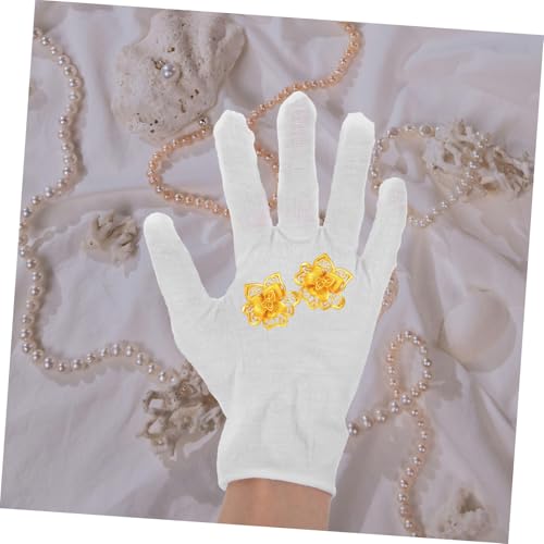 Guantes de algodón de grosor medio para manejo de antigüedades 7