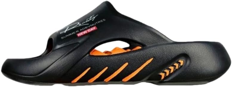 Mens Fashion Outerwear-Inspired Casual Sports Slippers - Non-Slip Thick Sole, Comfortable & Durable Beach Footwear