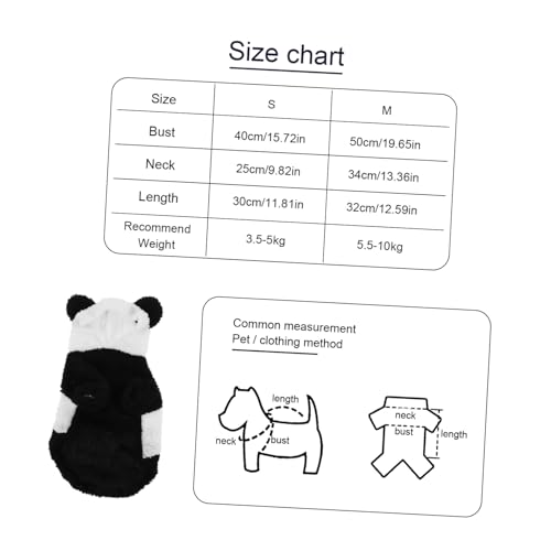 Disfraz panda para perros y gatos YARNOW miniatura 2