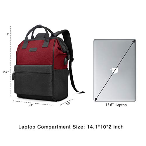 BRINCH 15.6 Inch Wide Open Laptop Backpack - Image 7