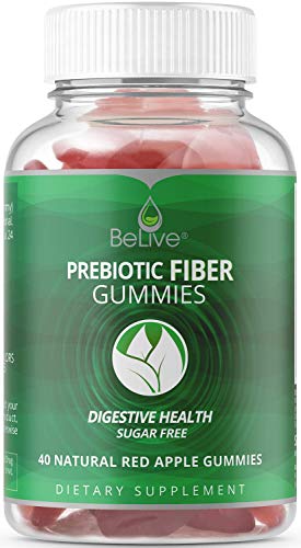 Fiber Gummies Sugar-Free Prebiotic Supplement for Kids & Adults - Digestive Health |