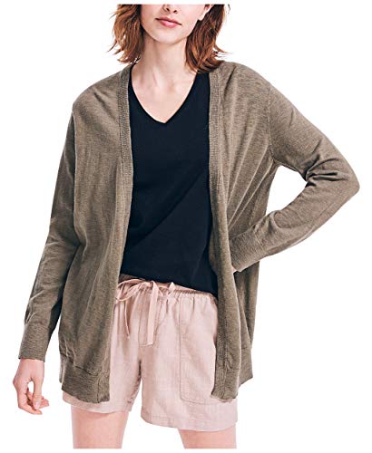 Nautica Women's Soft Open Front Long Cardigan