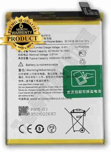 Image of THE BATTERY STORE Original BLP815 Battery for OnePlus Nord N10 5G Battery with 6 Month Warranty****(PP38)