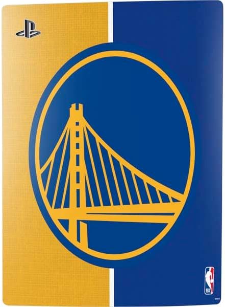 Skinit Decal Gaming Skin Compatible with PS5 Digital Edition Bundle - Officially Licensed NBA Golden State Warriors Canvas Design