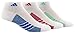adidas Women's Superlite Low Cut Socks (3 Pack), One Size, White/Shock Blue/Bold Pink/Green Glow