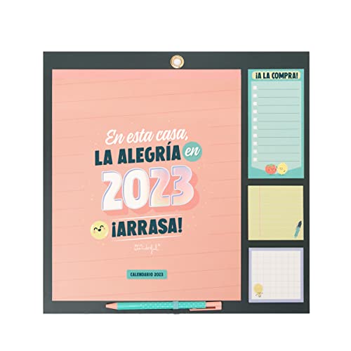 Mr. Wonderful - Calendario de Pared - En esta casa, la alegría en 2023 ¡Arrasa! Cover