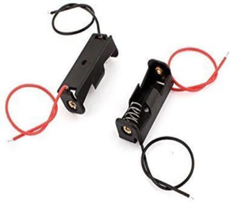 Miniatura 4 de BKAEIMSTWR Soporte de batería A23 de 12 V, 10 soportes de batería de 12 V, soporte de batería de 23 A 12 V, caja de batería de 23 A 12 V con cables