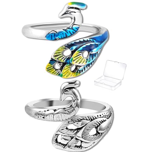 Image of Namifin Crochet Ring for Fingure Adjustable Crochet Tension Ring Yarn Tension Rings Easy Crocheting Crochet Accessories Mother Grandma Thanksgiving Presents