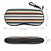 AQRJKHD Fashion Striped Sunglasses Case for Women Men Neoprene Eyeglass Soft Case with Belt Clip Glass Pouch