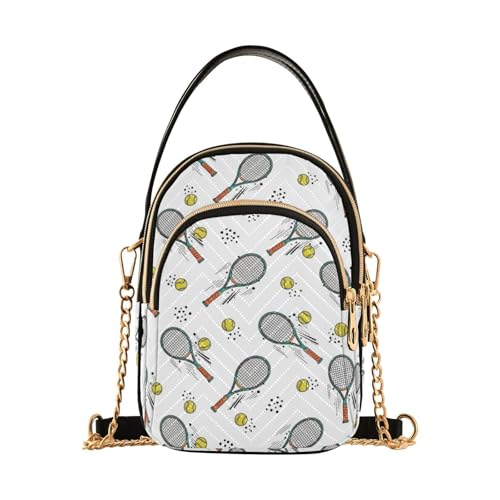 Image of MCHIVER Golf Crossbody Bag for Women Cell Phone Purse Wallet with Removable Chain Shoulder Handbag
