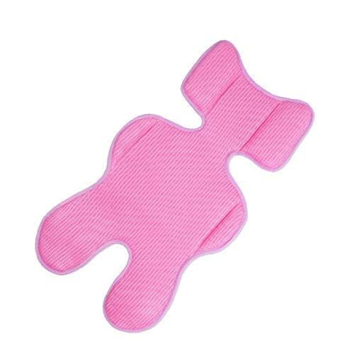 Passeggino Ice Seta Mat Creativo Passeggino Freddo Della Sede Mat Traspirante Estate Passeggino Sede Liner Sicurezza Dei Bambini Sedile Rilievo Freddo Per Il Bambino Scherza 1pc Rosa