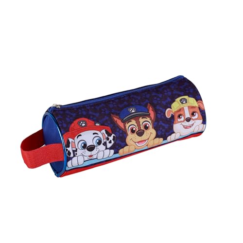 TOYBAGS Paw Patrol Portatutto Rotondo 8 X 22 X 8 Cm, Zaino Scuola Unisex-Bambini e Ragazzi, Nero, L