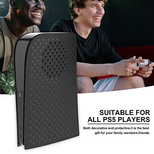 Ps5 Console Face Plates,Playstation 5 Accessories With Fan Vents Faceplate，With Dust Filter For Cooling Vents,Shockproof Abs Shell Cover Case - Digital Edition #TOP3