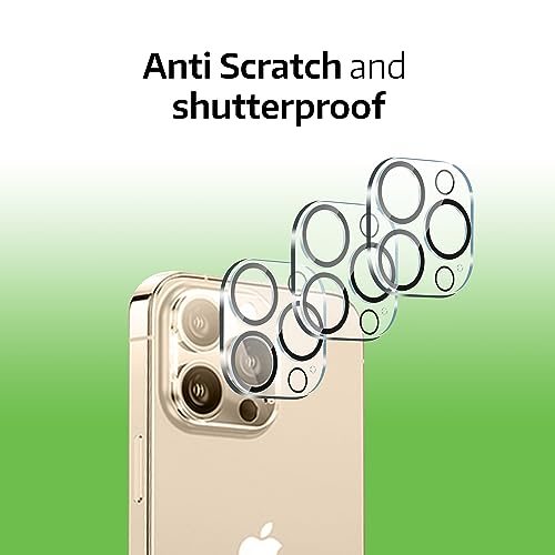 ZedGear Tempered Glass Camera Lens Protector For iPhone 13 Pro 6.1" & iPhone 13 Pro Max 6.7" Camera Lens Protection with Anti Scratch Ultra Clear 9H Hardness Glass For iPhone 13 Pro / 13 Pro Max 4 41l9H6MbDNL