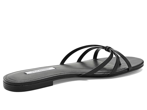 Cuir noir Calisssi par STEVEMADDEN | Sandale de luxe minimaliste - 3