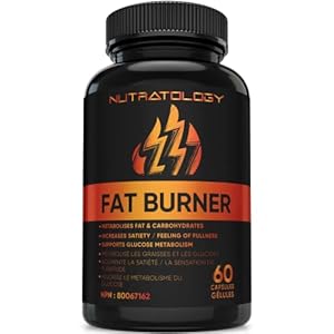 Nutratology Thermogenic Fat Burner – Metabolizes Carbohydrates+Fats – Appetite Suppressant That Helps Satiety – Weight Loss Pills for Women & Men – Bloating Relief – Keto-Friendly – 60 Diet Pills/Caps