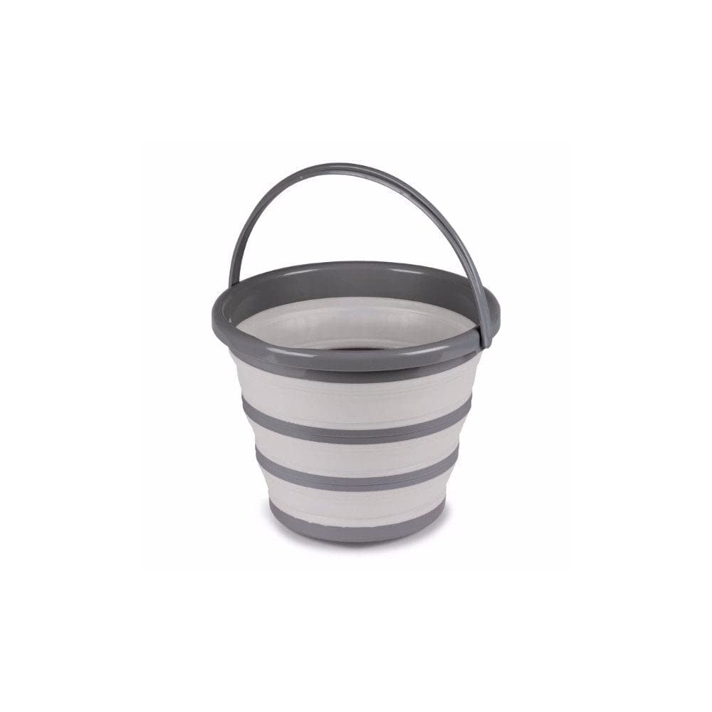 Kampa Grey Collapsible Bucket 10L