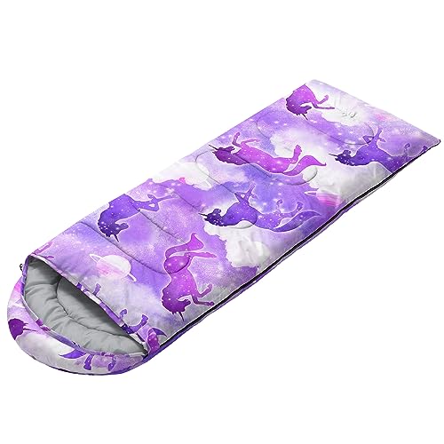 HOSIMA Bolso de Dormir Boho Mariposa para Adultos y Niños para Clima Frío y Cálido, Bolsa de Dormir Momia Compacta y Ultra Ligera para Camping y Senderismo miniatura 3