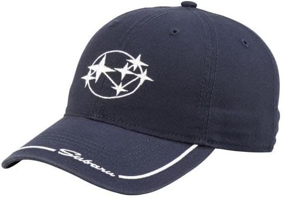 Subaru Logo Navy Vintage Cap Hat STi Forester Ascent WRX Outback Legacy Crosstrek Solterra Genuine OEM