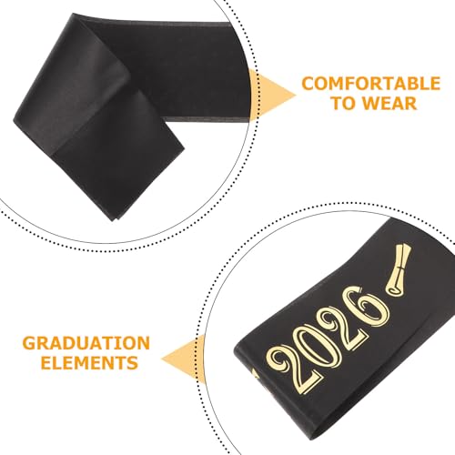 Estolas de graduación Mipcase cómodas para lucir logros sin rozaduras 3