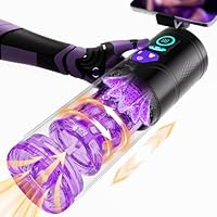 Masturbieren für Männer mit 9 Teleskop 9 Rotation 9 Saugen, Elektrischer Masturbator mit Handyhalterung Blowjob Taschenmuschi für die Männer Elektrisch Sexspielzeug für Männer Solo