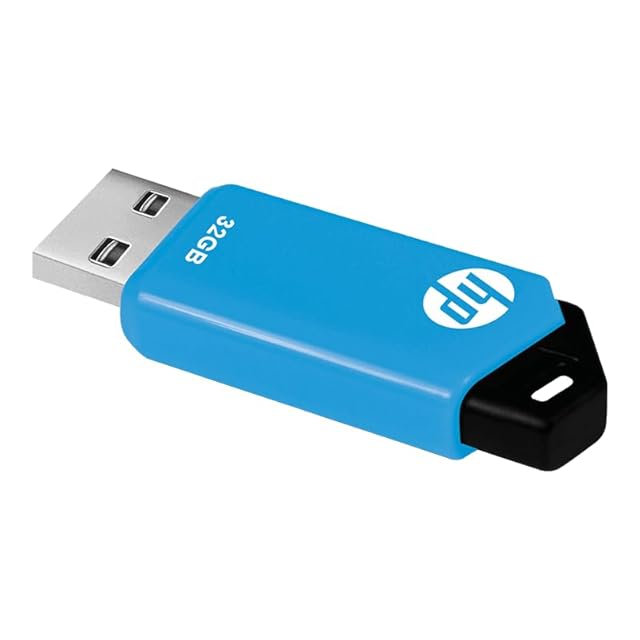 HP v150w 32GB USB 2.0 flash Drive (Blue) view 2