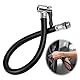 LAINIKE Reifenfüllschlauch Universal 36cm Reifenfüller Ventilverlängerung Luftpumpe Adapter mit Schrader Ventil Air Ventil Anschluss Schläuche für Auto, Motorrad, Fahrrad (MTB/Rennrad)