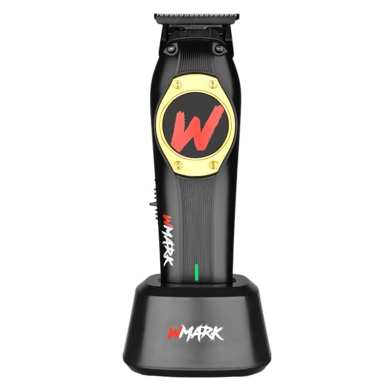 Image of WMARK NG-9215 Maglev Vector Motor 8400-13000 RPM Detail Trimmer: High-Speed Precision DLC coating Blade Pro Li Outliner Cordless T Blade Hair Clipper 0 Gap Outlining for Barber 4 Guide Combs, Model 47