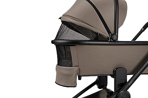 MOON 2 in 1 Kombi-Kinderwagen RESEA+, Mud, Edition+, mit Wanne und Sportwagen Sitz, bis 22kg, Kollektion 2024 – Bild 7