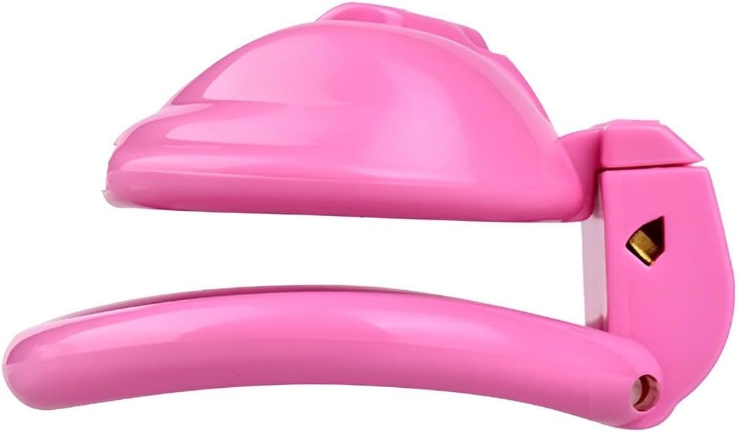 Male Chastity Device Cock Cage, Lightweight Chastity Cage Body-Safe Resin+ABS Penis Cage for Men with 4 Different Sizes Ring & Invisible Lock Adult Sex Toy Abstinence Penis Bondage