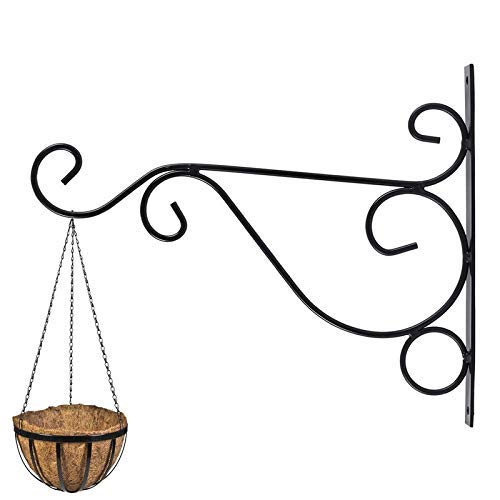 EITHEO Wall Hooks Hanging Brackets Wall Mounted Flower Pot Holder Garden Basket Lantern Hook Flower Pots Plant Hanger (2)-image-12