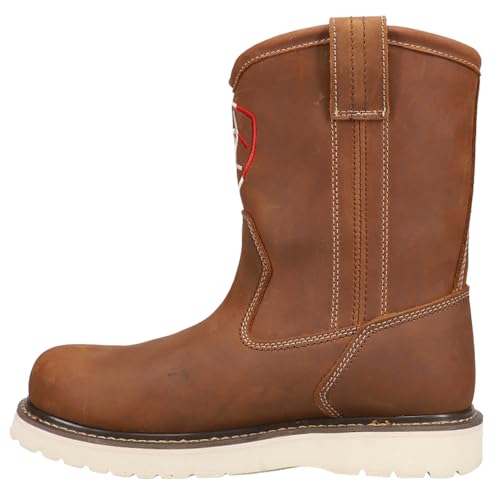 Ariat Mens Rebar 10 Inch Waterproof Soft Toe Work/Duty - Brown3