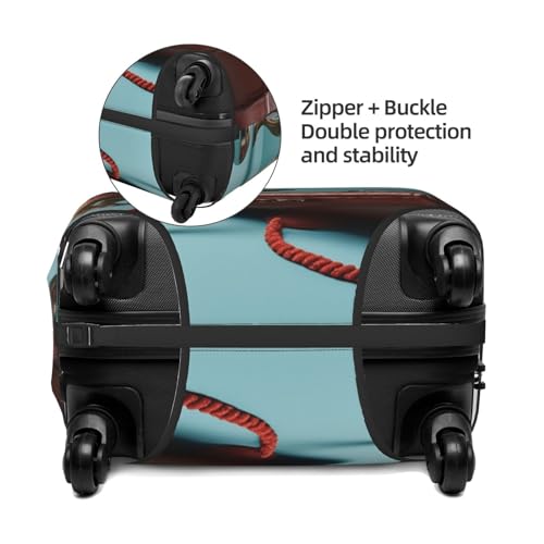 Luggage Cover Elastic Washable Suitcase Cover Dustproof Suitcase Protector Personalized Dog And Suitcase Travel Luggage Baggage Covers For 18-32 Inch4