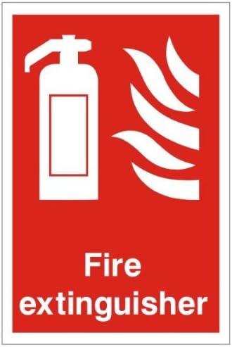 Fire Extinguisher' Sign 200x300 Rigid Plastic